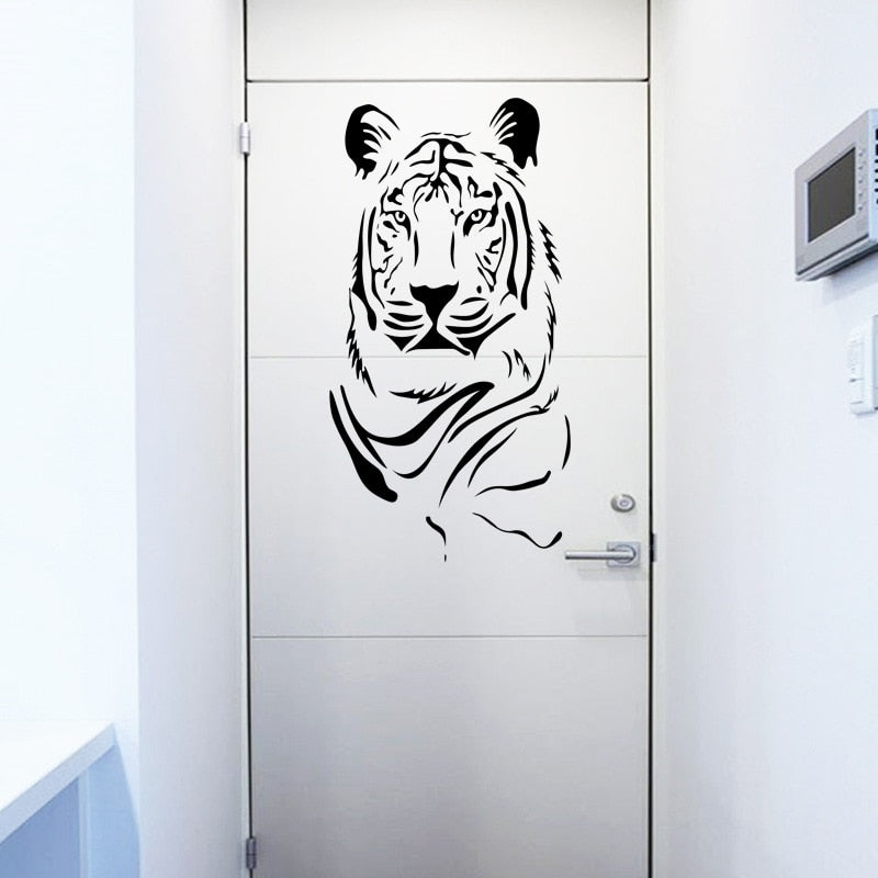 Creative Tiger wall stickers for Door