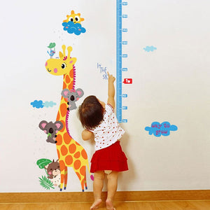 Kids hoogte grafiek muursticke Wall Sticker