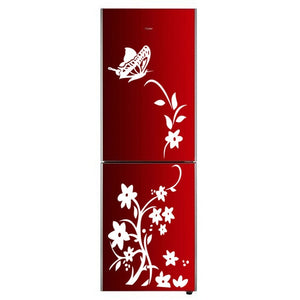 Creative large size Butterfly vine flower refrigerator Wall Sticker
