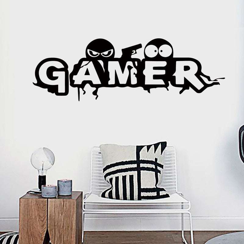 Creative Gamer Wall Sticker